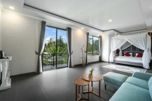 Postel nebo postele na pokoji v ubytování Villa Zilla by BaliSuperHost