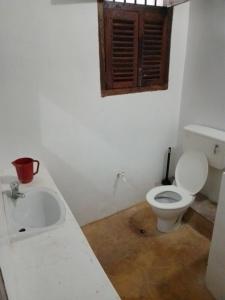 Koupelna v ubytování Ajooba