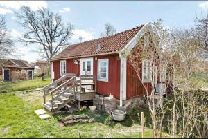 Zahrada ubytování Litet Fiskarhus