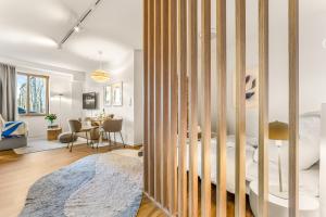 Χώρος καθιστικού στο NORDIC 84 - zentrales Apartment mit Parkplatz, Smart TV und highspeed Internet +9 φωτογραφίες