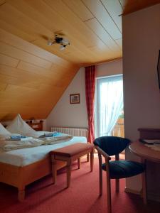Postel nebo postele na pokoji v ubytování Ferienhof Mohr