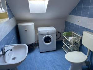 Kúpeľňa v ubytovaní Apartmány u Jitky