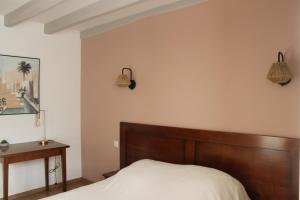 Postel nebo postele na pokoji v ubytování Hotel Etchoinia