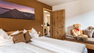 Postel nebo postele na pokoji v ubytování Appartement Treffpunkt