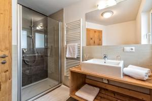 Koupelna v ubytování Appartement Treffpunkt