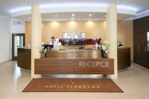 Lobby alebo recepcia v ubytovaní Hotel Sladovna