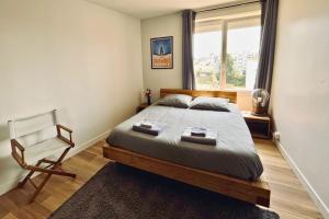 Posteľ alebo postele v izbe v ubytovaní Appartement - Concarneau