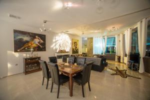 Χώρος καθιστικού στο Guarda L'orizzonte