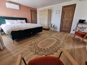 Postel nebo postele na pokoji v ubytování B&B Lili's Tuin