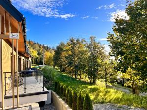 Vonkajšia záhrada v ubytovaní Osada Szczyrk - prywatna sauna&jacuzzi