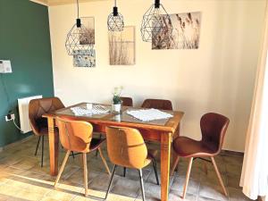 Posezení v ubytování Ferienhaus am See
