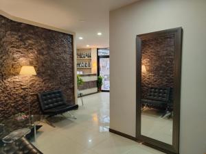 Posezení v ubytování Sani Apart Hotel