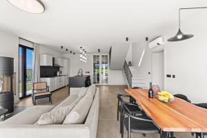 Et opholdsområde på Villa Tena