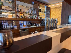 斯比罗多姆酒店酒廊或酒吧区