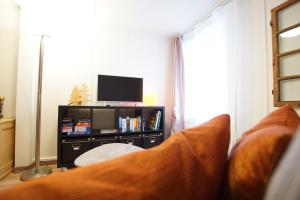Sjónvarps- og/eða afþreyingartæki á Apartment Heimathus