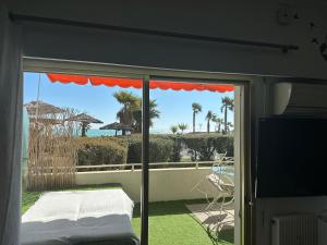 Balkón alebo terasa v ubytovaní Studio Front de Mer à 10mètres de la plage