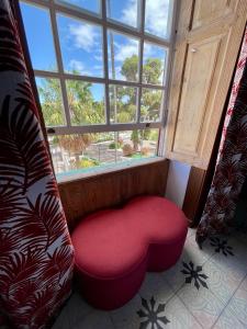Posezení v ubytování Hostal Bubango
