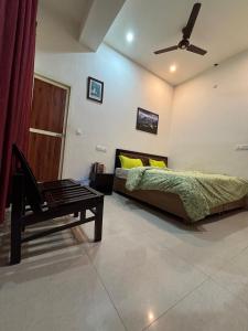 Letto o letti in una camera di Hotel Shree Ram