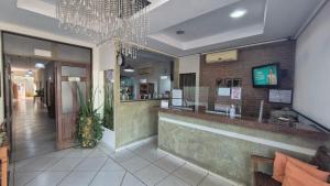 Μια τηλεόραση ή/και κέντρο ψυχαγωγίας στο Hotel & Hostel San José