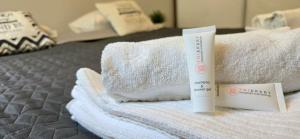 Postel nebo postele na pokoji v ubytování Apartament Morska Ostoja Jantar by TriApart