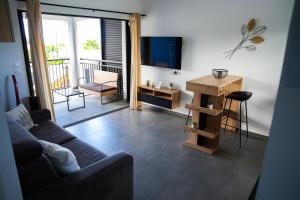 Μια τηλεόραση ή/και κέντρο ψυχαγωγίας στο Danatea Location Saisonnière