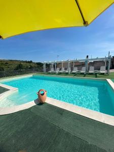Bazén v ubytování La Villa di Gina nebo v jeho okolí