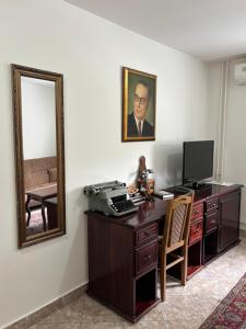 TV a/nebo společenská místnost v ubytování Hotel Višegrad