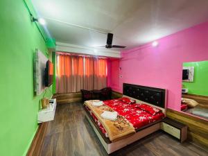 Letto o letti in una camera di New Sahil