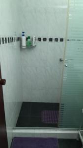 Baðherbergi á Apartaestudio tipo cabaña