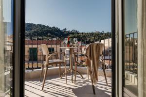 Balkón nebo terasa v ubytování 1864 Apartments