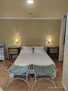 Posteľ alebo postele v izbe v ubytovaní O Apartamento do Xanza, ideal para parejas ADAPTADO MOVILIDAD REDUCIDA