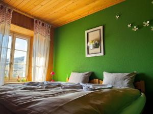 Postel nebo postele na pokoji v ubytování Auberge de l'Ange