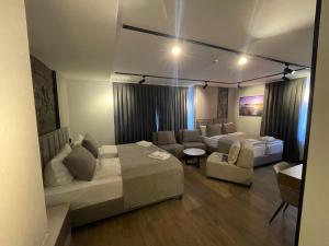 Posezení v ubytování Hotel Heidelux