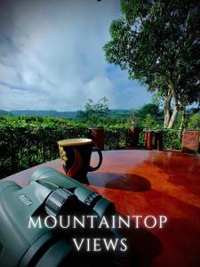 Общий вид на горы или вид на горы из лоджа