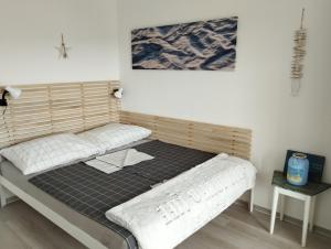two beds in a room with at Blue Lagoon Apartment Silver in Lovište