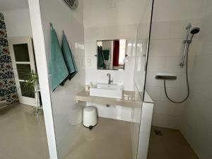 Ein Badezimmer in der Unterkunft Alte Backstube
