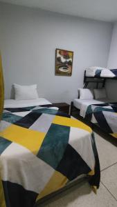 Cama o camas de una habitación en Posada Sebastian