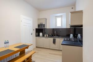 Kuchyňa alebo kuchynka v ubytovaní Time Apartment