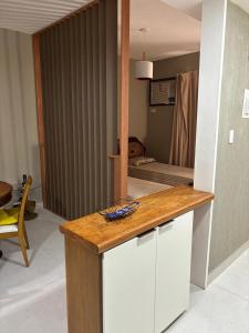 Η κουζίνα ή μικρή κουζίνα στο Flat 1Q Praia de Copacabana - Apto 202