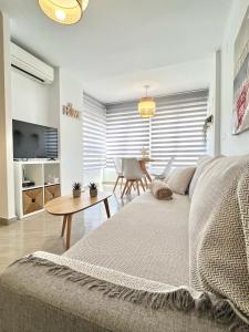 TV a/nebo společenská místnost v ubytování Apartamento Turistico Peñalver Playa 316