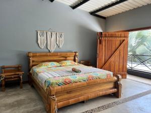 Giường trong phòng chung tại Finca Cielo Escondido - Doradal