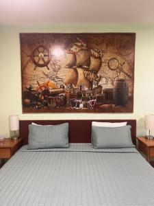 Postel nebo postele na pokoji v ubytování Pachamama Bay Club