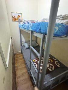 a couple of bunk beds in a small room at Tariq Alqima Holiday Homes Rental in Dubai