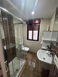 Koupelna v ubytování Escapada Perfecta en Sanxenxo - Apartamento en Portonovo con Encanto