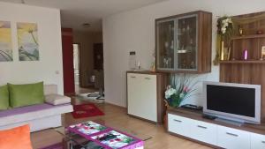 Μια τηλεόραση ή/και κέντρο ψυχαγωγίας στο Ferienwohnung