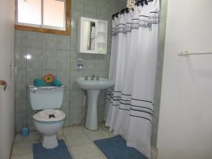 Phòng tắm tại Cabañas Mataveri