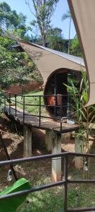 Κήπος έξω από το Glamping in jungle - Corcovado Nature Wonders - amazing views - available scooter
