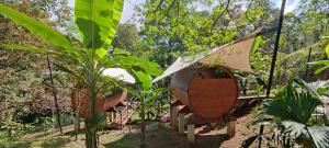 Κήπος έξω από το Glamping in jungle - Corcovado Nature Wonders - amazing views - available scooter