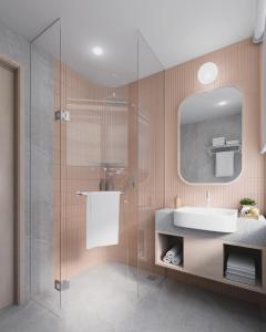 Vannituba majutusasutuses The Initial Sama Serviced Residences