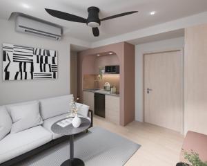 Köök või kööginurk majutusasutuses The Initial Sama Serviced Residences